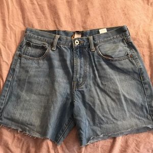 lucky brand cut of jean shorts